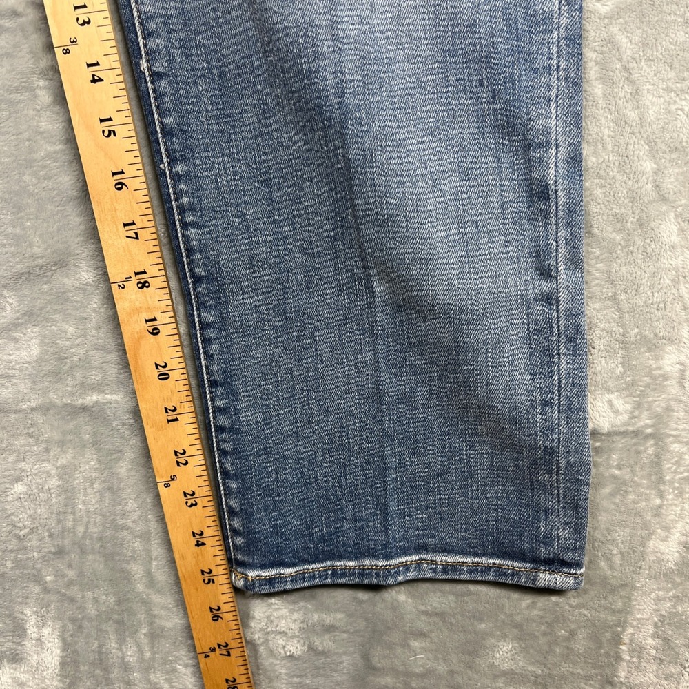 Chico's High Rise Straight Leg Crop Jeans Women Blue Stretch Denim 10R NWT - Picture 13 of 13